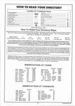 Index and Legend, Buchanan County 1992